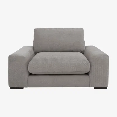 Furniture Village Chill Fabric Love Seat - Mink