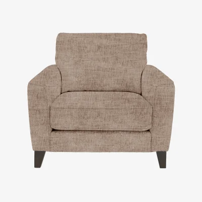 Furniture Village Brondby Fabric Armchair - Light Brown