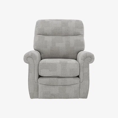 Furniture Village G Plan - Avon Fabric Power Recliner Armchair - Grey