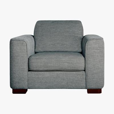 Furniture Village Eleanor Large Fabric Armchair - Blue - By Furniture Village