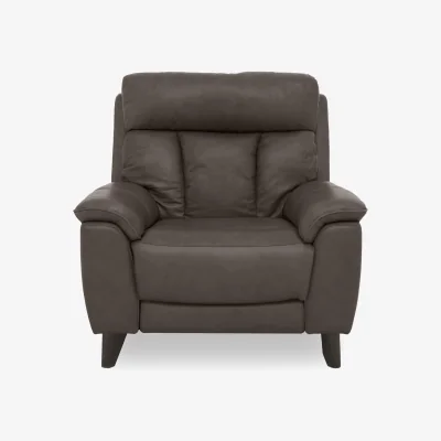 Furniture Village World of Leather - Dreamer Leather Armchair - Dark Chocolate