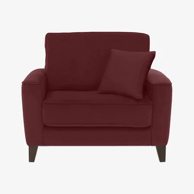 Furniture Village Brondby Fabric Cuddle Chair - Burgundy