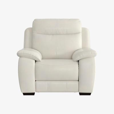 Furniture Village Starlight Express BV Leather Power Armchair with Headrest - Frost