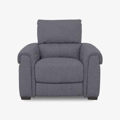 Furniture Village Nixon Fabric Chair with Power Recliner - Gun Metal