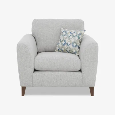 Furniture Village Pippa Fabric Chair - Silver