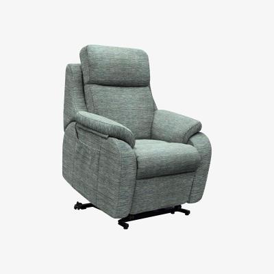 Furniture Village G Plan - Kingsbury Small Fabric Lift and Rise Chair - Waffle Marine