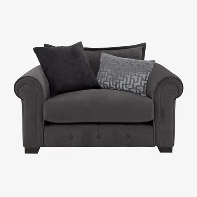 Furniture Village Alexander and James - Sumptuous Fabric Snuggler Chair