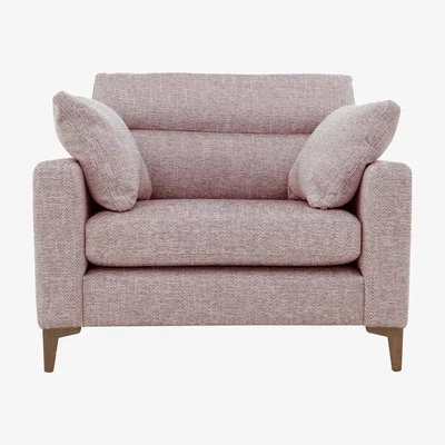 Furniture Village Uniqa Fabric Snuggle Chair - Red