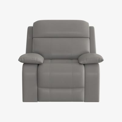 Furniture Village Moreno NC Leather Power Recliner Armchair - Sleet