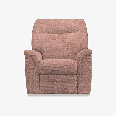 Furniture Village Parker Knoll - Hudson 23 Fabric Power Recliner Chair with Headrest and Power Lumbar - Country Rose