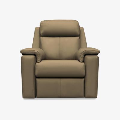Furniture Village G Plan - Thornbury Leather Chair with Manual Recliner - Capri Mushroom