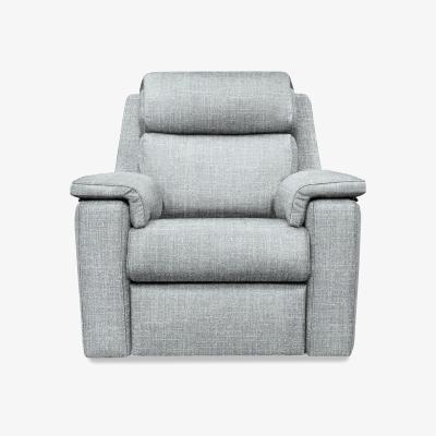 Furniture Village G Plan - Thornbury Fabric Power Recliner Chair with Headrest and Power Lumbar - Beach Duck Egg