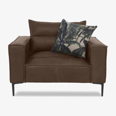 Furniture Village Alexander and James - Boutique Jade Leather Chair - Kodak Clove