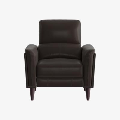 Furniture Village Compact Collection Klein BV Leather Chair - Dark Chocolate