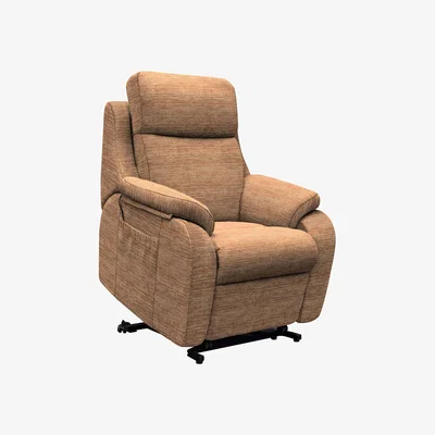 Furniture Village G Plan - Kingsbury Small Fabric Lift and Rise Chair - Victoria Ginger