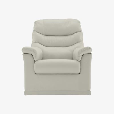 Furniture Village G Plan - Malvern Leather Armchair - Grey