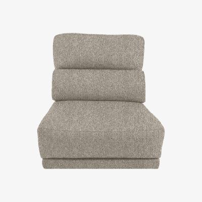 Furniture Village Adama Fabric Armless Unit - Power Recliner - Biscuit