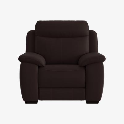 Furniture Village Starlight Express HW Leather Manual Recliner Armchair - Espresso