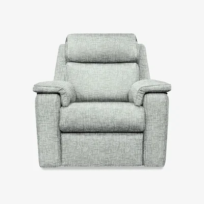 Furniture Village G Plan - Thornbury Fabric Power Recliner Chair - Remco Duck Egg
