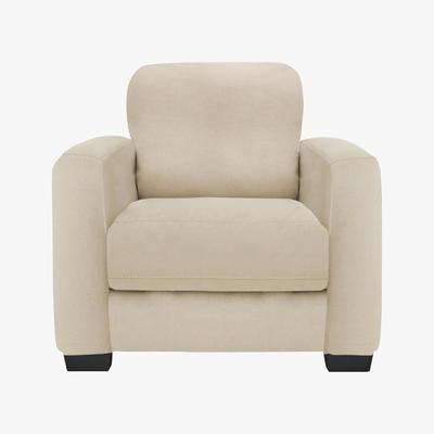 Furniture Village Dante Fabric Recliner Armchair - Beige - By Furniture Village