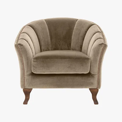 Furniture Village Alexander and James - New Romance Betsy Fabric Armchair - Beige