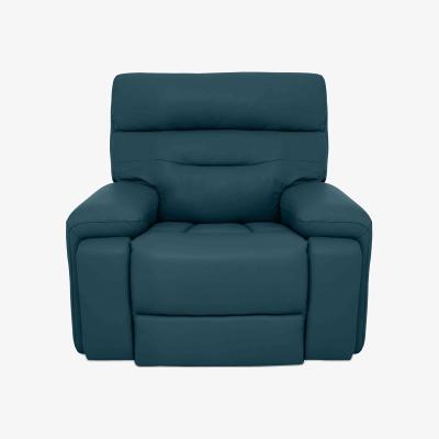 Furniture Village Cinemax Leather Chair - Midnight Jade