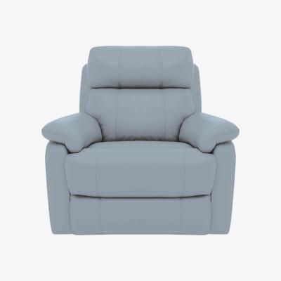 Furniture Village Relax Station Komodo NC Leather Power Armchair - Pearl Blue