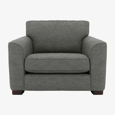 Furniture Village Elora Large Fabric Armchair - Deep Sea