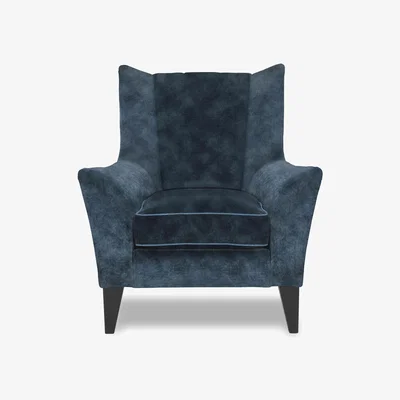 Furniture Village Parker Knoll - Modern Classics Fluted Chair - Petrol Blue