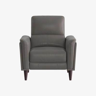 Furniture Village Compact Collection Klein NC Leather Chair - NC Elephant