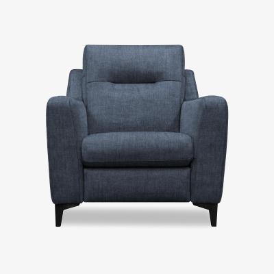 Furniture Village G Plan - Arlo Fabric Chair - Manhattan Ink with Ebony Feet