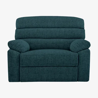Furniture Village Comfort Story - Page Fabric Love Seat - Teal