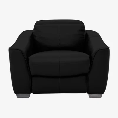 Furniture Village Xavier NC Leather Armchair - Black