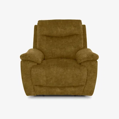 Furniture Village Sloane Fabric Power Recliner Chair - Heritage Saffron