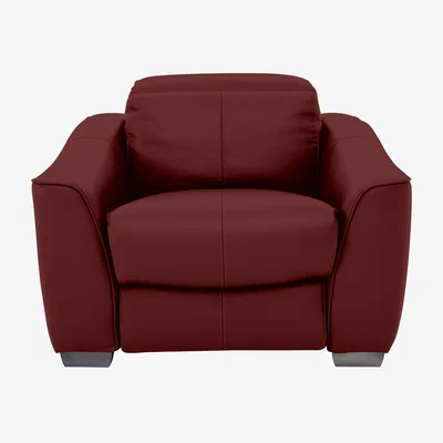 Furniture Village Xavier BV Leather Armchair with Power Recliner - BV Deep Red