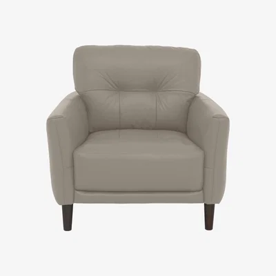 Furniture Village Uno HW Leather Chair - Feather