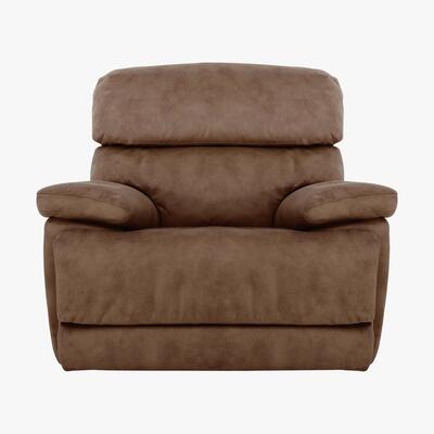 Furniture Village Cupola Fabric Recliner Armchair - Brown