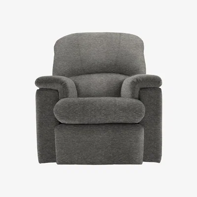 Furniture Village G Plan - Chloe Small Fabric Manual Recliner Armchair - Mirage Slate