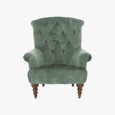 Furniture Village Alexander and James - Camden Collection Camden Fabric Armchair - Green