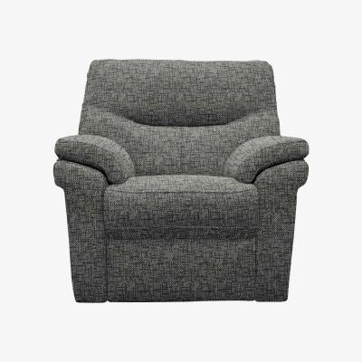 Furniture Village G Plan - Seattle Fabric Power Recliner Armchair with Power Lumbar - Remco Slate
