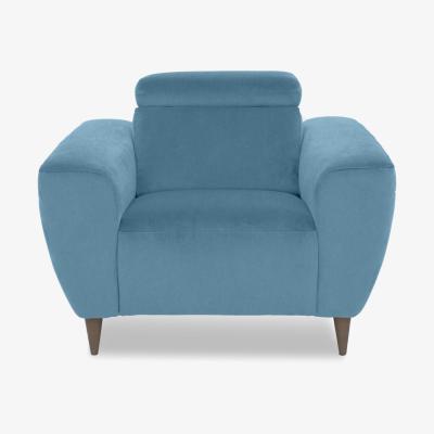 Furniture Village Nicoletti Italia - Milano Fabric Chair - Flambe Turchese