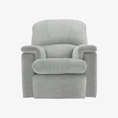 Furniture Village G Plan - Chloe Small Fabric Power Recliner Armchair - Swift Cygnet