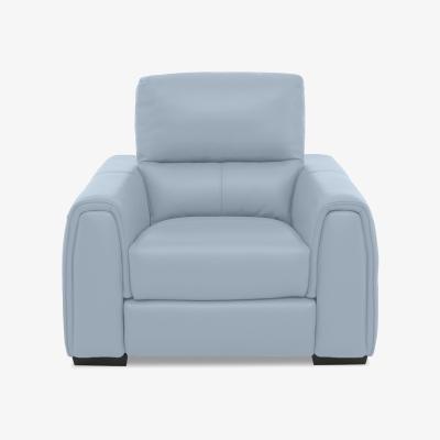 Furniture Village Flex NC Leather Armchair - Pearl Blue