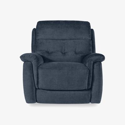Furniture Village Springer Fabric Armchair - Silverish Blue