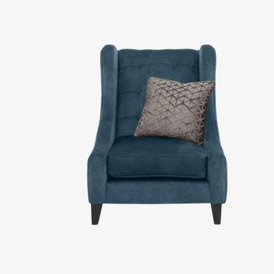 Furniture Village Ariana Fabric Accent Armchair - Dapple Ocean