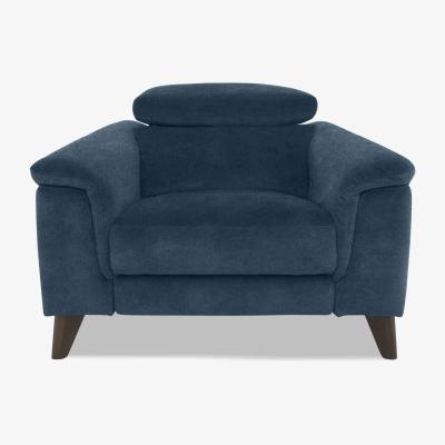 Furniture Village Wade Fabric Chair - Sapphire