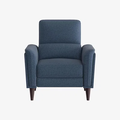 Furniture Village Compact Collection Klein Fabric Chair - R38 Blue