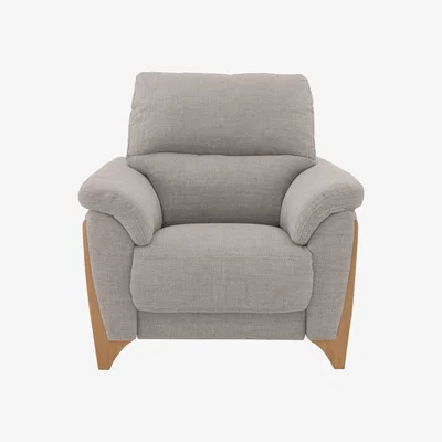 Furniture Village Ercol - Enna Fabric Armchair - Grey