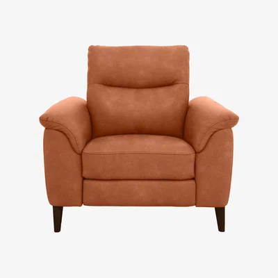 Furniture Village Morgan Fabric Armchair - Pumpkin Dexter