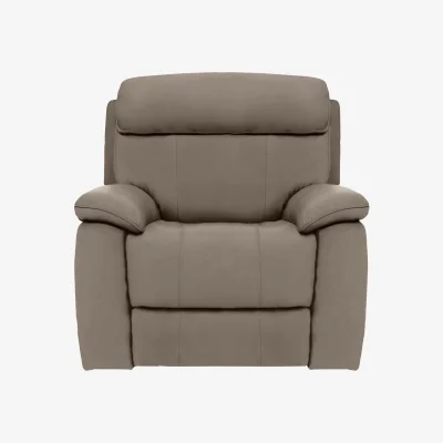 Furniture Village Moreno Leather Armchair - Bark